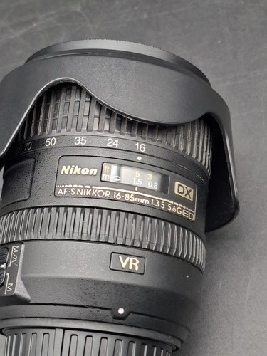 Nikon nikkor 16 85mm - dx, 16-85mm