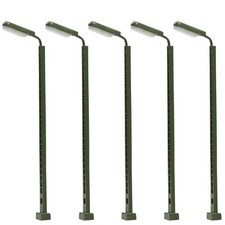 Original Spur N Modelleisenbahn Beleuchtung 5 Stück Gittermast Leuchten Set