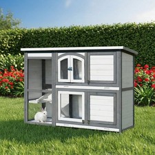 Hasenstall zweistöckig