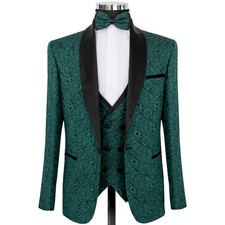 Slim Fit Smoking mit Weste in