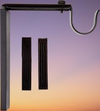 2 x Ikea Betydlig schwarz Wand