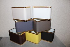 Lampenschirm Rechteckig Gold