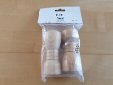 1 Paar IKEA Deci Endstück aus Holz für Gardinenstange