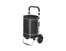 TOPMOVE® Einkaufstrolley, faltbar B 47,5 x H 93 x T 37,5 cm mit Räder Kühltasche