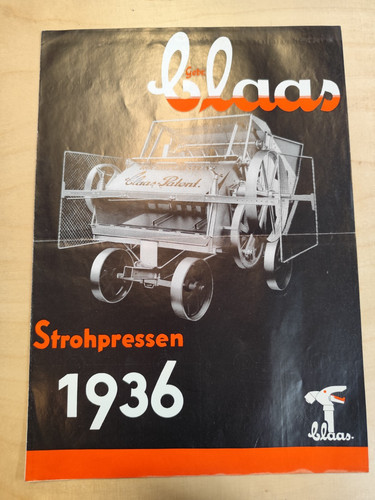 Claas 1936 strohpresse - claas,
