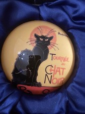 Parastone MOVSEION Collection Steinlen „ Le Chat Noir „ Glas Briefbeschwerer
