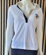 MDC❤️Damen+ Golf +Poloshirt, ❤️Weiß- Schwarz-beige , Gr. 36,