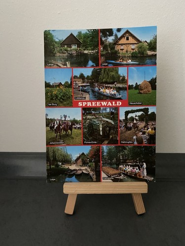 Vintage postkarte spreewald - vintage,