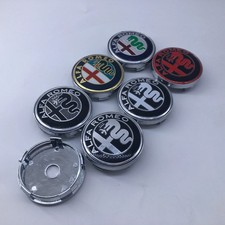 4x 60mm ALFA ROMEO Nabendeckel
