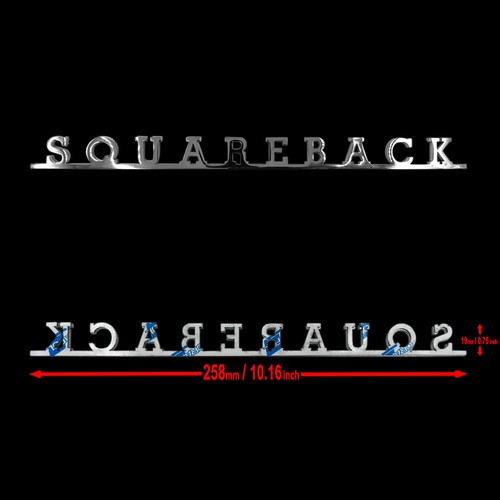 Squareback edelstahl decklid - "squareback",