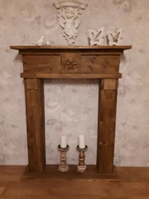 Dekokamin braun, Kaminkonsole