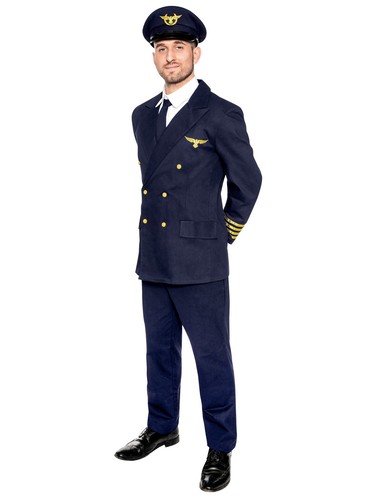 Pilot uniform karneval - pilot,