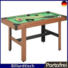 Billardtisch 4ft Pool Billiard Billard Billiardtisch 122x61x76 cm Snooker Tisch 