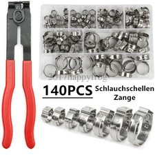 140 tlg Edelstahl 1 Ohr