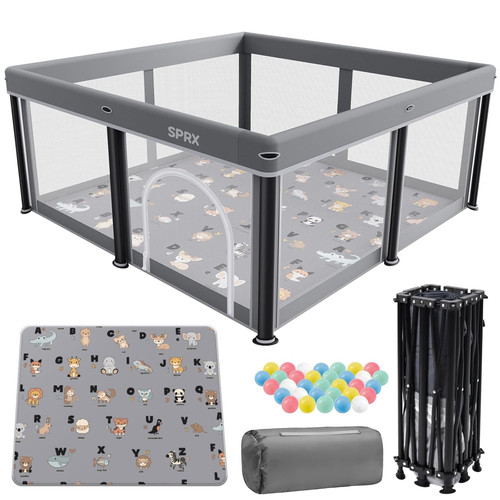 Laufstall baby faltbar mit - baby,