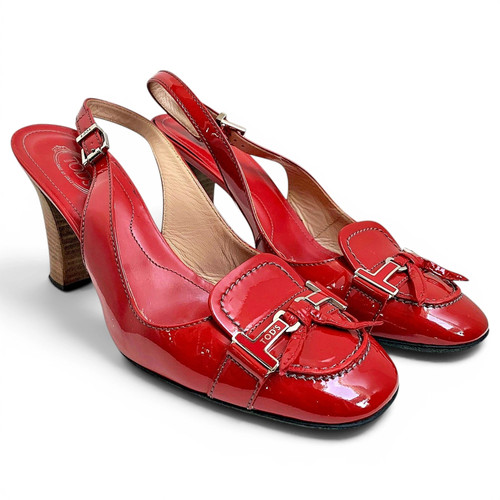 Tod red patent leather - tod’s,