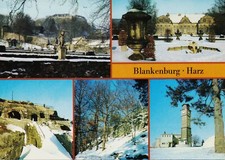 07-C099 Ansichtskarte Blankenburg Harz Schloß Regenstein Teufelsmauer Ziegenkopf