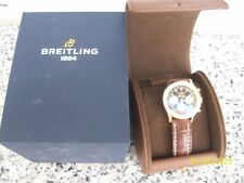 Breitling Navitimer 42 mm Chronograph 18K Gold Black Dial Automatic Date rar