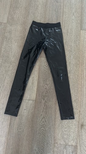 Schwarze lack leggings damen - schwarze, lack-leggings