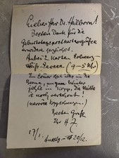 Heinrich Zille  - Original signierter Brief - Künstler Maler Zeichner