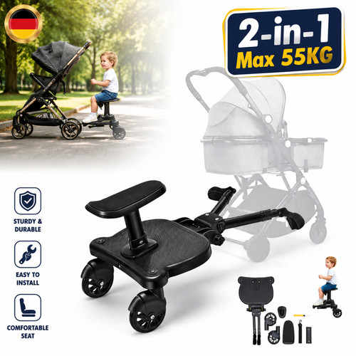 Buggy board mit - 2-in-1, sitz