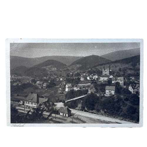 Postkarte forbach bahnhof - forbach,