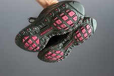 REEBOK WOMEN'S DMX MAX TRAINERS Laufen SHOES SNEAKERS BLACK Leder Gr. 7 (40,5)