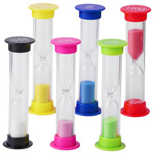 6 Stück Bunter Sanduhren für