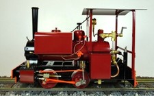 Accucraft UK  S78-4R  Kerr Stuart Wren 0-4-0ST, Maroon, Live Steam