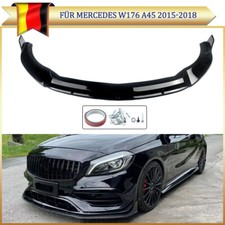 Frontspoiler Lippe A45 Style Schwarz Stoßstange für Mercedes A Klasse W176 15-18