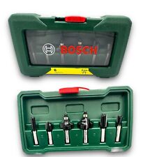 Bosch Fräser-Set-HM 6tlg. Durchmesser: 8 mm Schaft  / 6 Teiliges Fräser Set nr2y