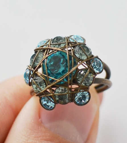 Konplott ring bended lights - ring,