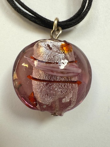 Millefiori glas halskette - millefiori-glas-halskette, mit