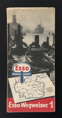 Landkarte esso wegweiser - esso, 1