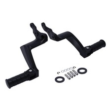 Black Passenger Footpegs w/
