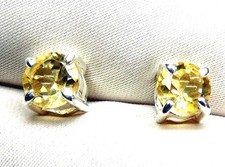 💛Ohrstecker Citrin 925