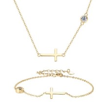 Damen schmuck set moissanit - damen,