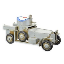 9932113-d Nostalgie Modell-Auto Oldtimer Panzerwagen 1. Weltkrieg 33x13x16cm