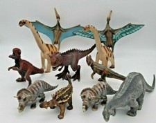 Schleich Dinosaurier Carnotaurus Quetzalcoatlus Brachiosaurus Apatosaurus Tricer