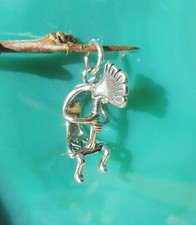 KX Anhänger Kokopelli Schamane indianischer Flötenspieler Sterling Silber 925