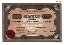 HOLSTEN Brauerei 1966 Hamburg Kiel Essen Lich Duisburg 400 DM Stern Bräu Funke