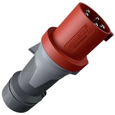 MENNEKES 13112 CEE-Stecker Stecker 63 A 5polig 400 V 1 Stück IP54 Rot Grau
