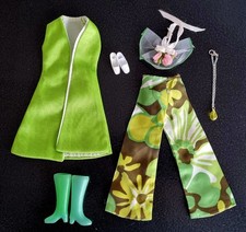 Petra von Plasty Boutique Outfit Hose & Mantel & Accessoires #5836 Vintage 1972