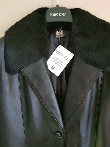 Madeleine echtleder mantel - echtleder,