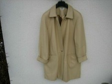 Exklusiver Ledermantel Marke Madeleine Gr.38, beige Material: sehr weiches Leder