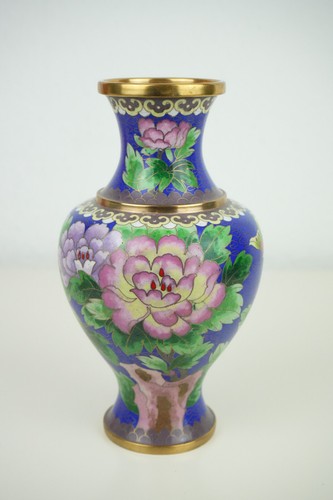 Cloisonne vase aus china - cloisonne,