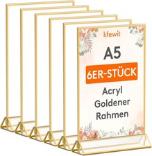 Tischaufsteller A5 6er Set