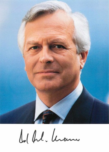 Autogramm bernd schmidbauer - autogramm,