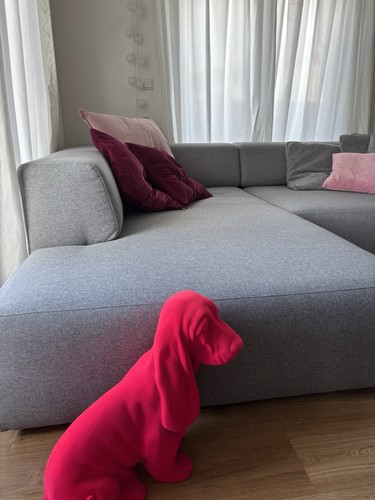 Tlg stoff ecksofa grau - ecksofa,