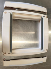 MPK Dachluke Dachhaube 40 x 40 Innenrahmen/Innenteil mit LED Doppelplissee creme